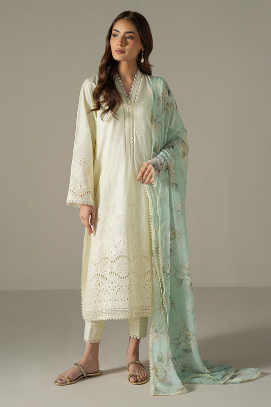 Chikankari Lawn by Cross Stitch 2025 | FLORAL MELODY