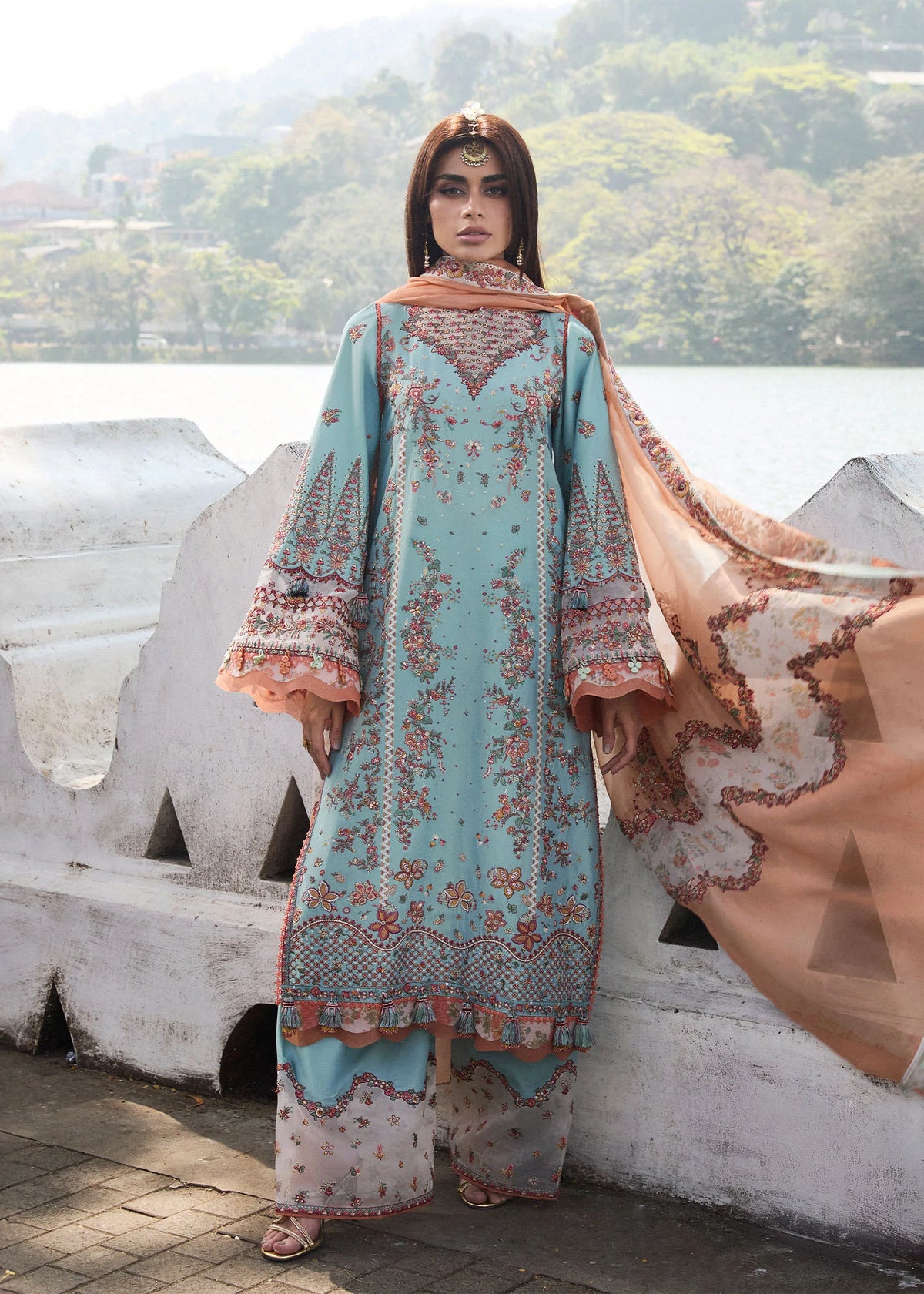 Hussain Rehar Luxury Lawn 2025 | Jeevan | Malibu