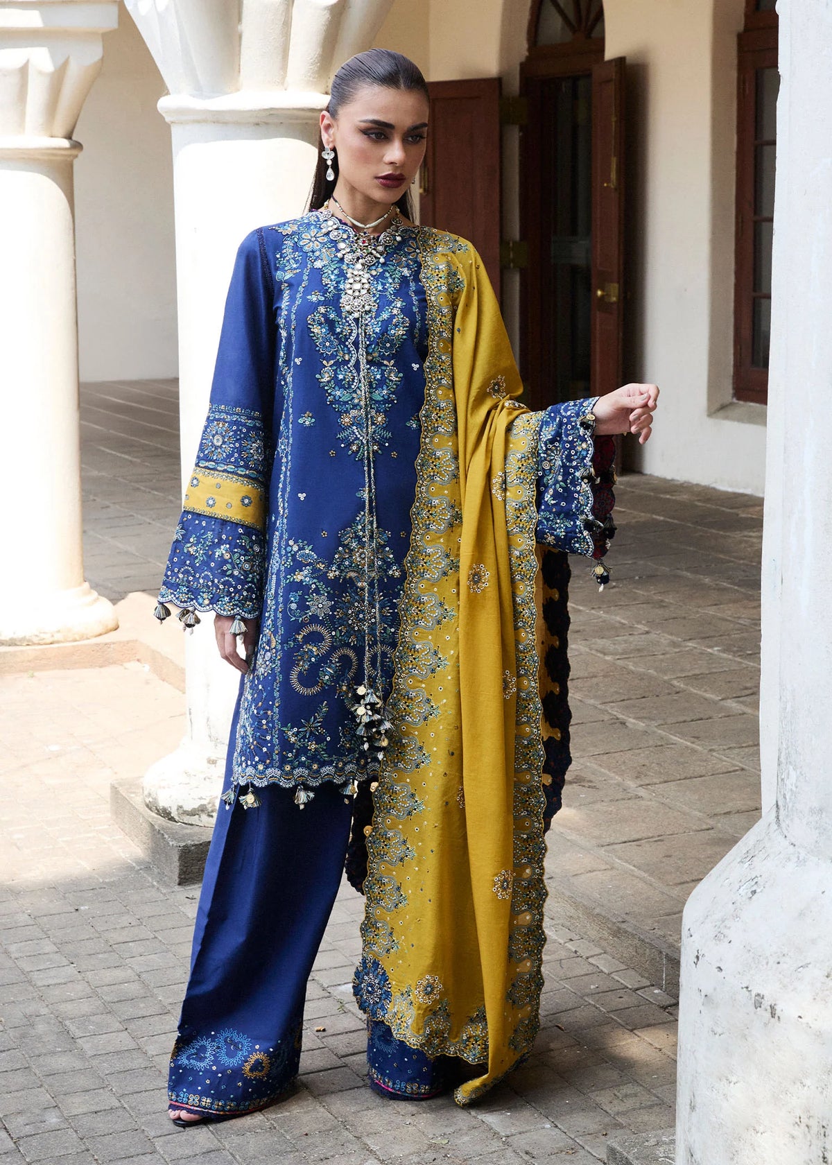 Hussain Rehar Luxury Lawn 2025 | Jeevan | Riviera