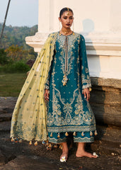 Hussain Rehar Luxury Lawn 2025 | Jeevan | Eupic