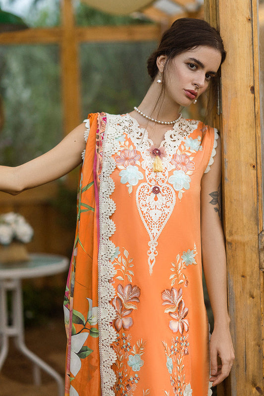 Secret Garden Hemline Lawn by Mushq 2025 | Silent Petals