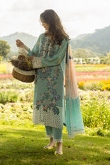 Secret Garden Hemline Lawn by Mushq 2025 | Whimsical Wisteria