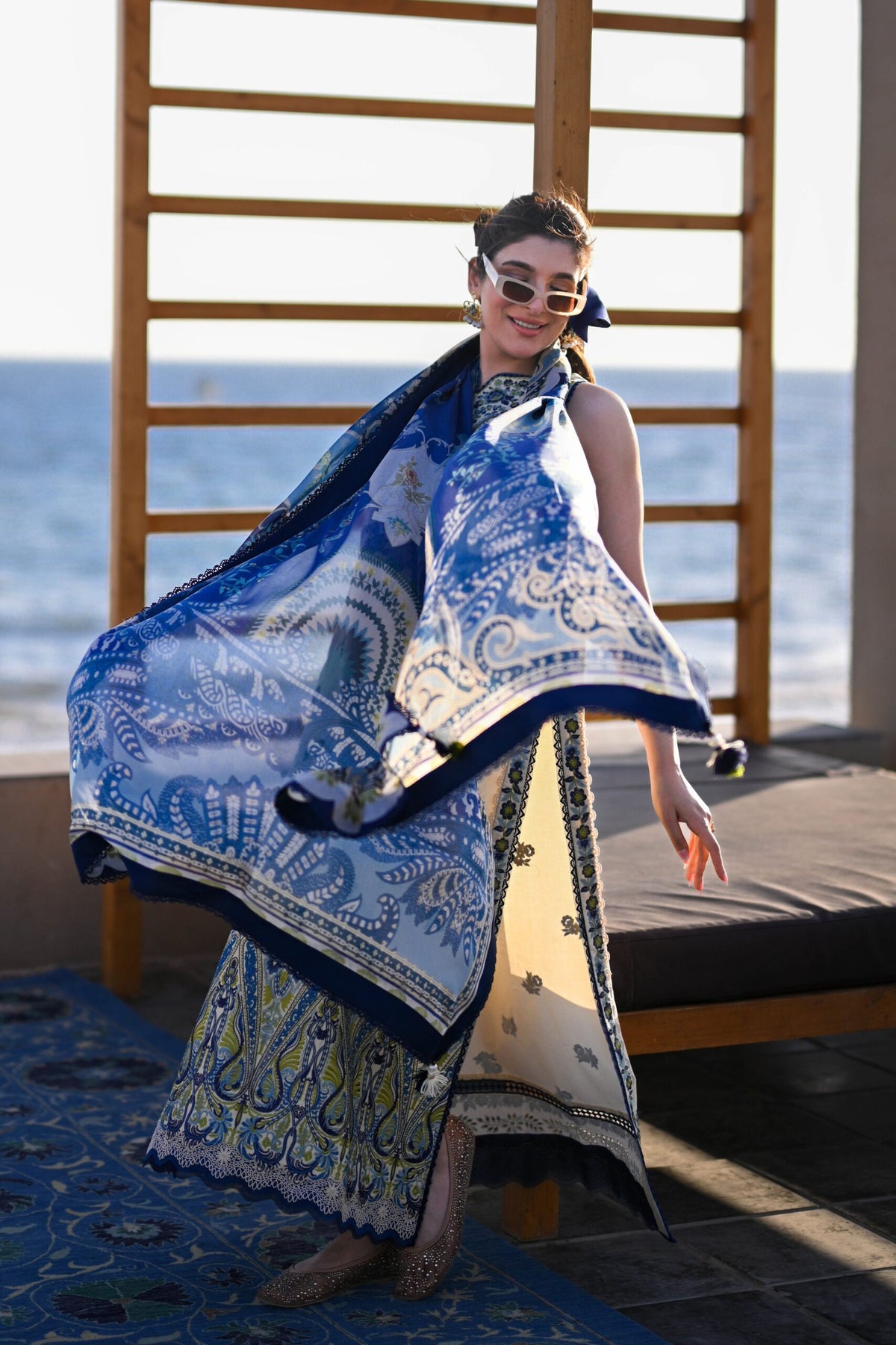 Zaib Luxury Lawn 2025 | NEL-25604