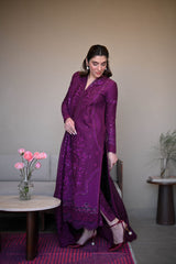 Zaib Luxury Lawn 2025 | NEL-25607