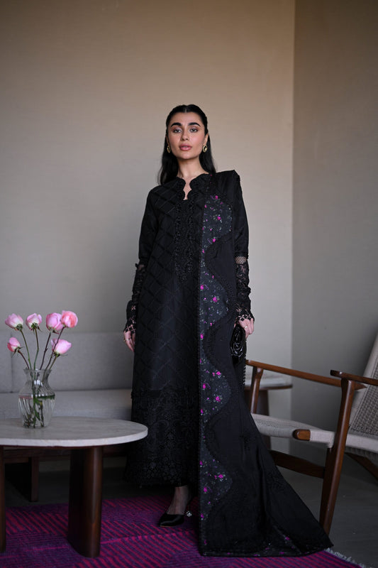 Zaib Luxury Lawn 2025 | NEL-25603