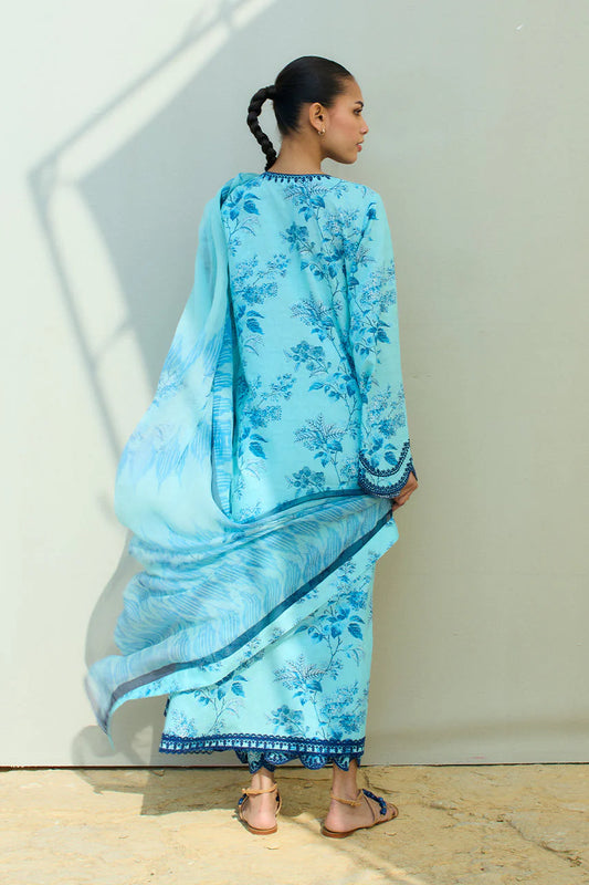 Sania Maskatiya Spring Summer 2025 Lawn | Azur (A)