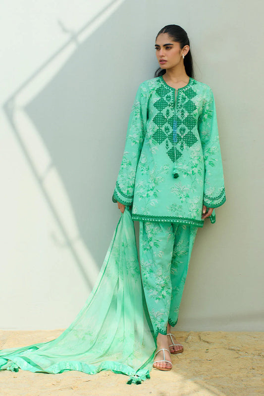 Sania Maskatiya Spring Summer 2025 Lawn | Azur (B)