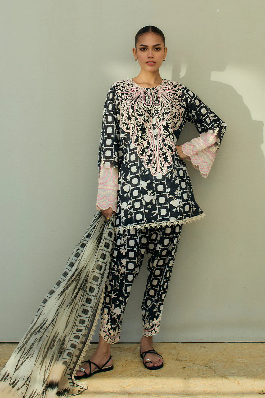 Sania Maskatiya Spring Summer 2025 Lawn | Ruby (B)