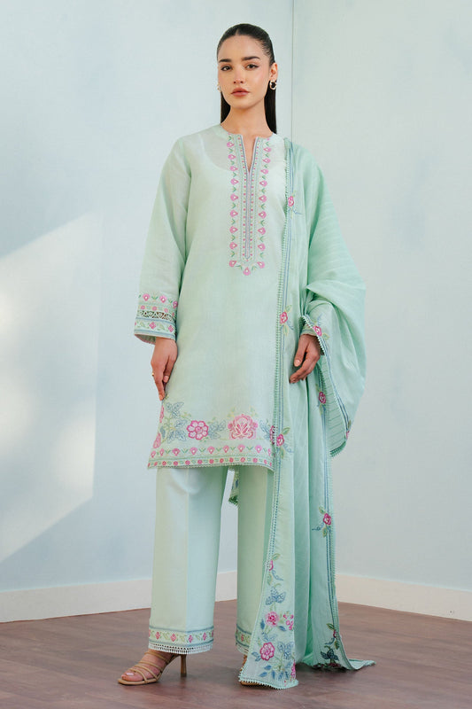 Coco by Zara Shahjahan Embroidered Lawn 2025 | 9A