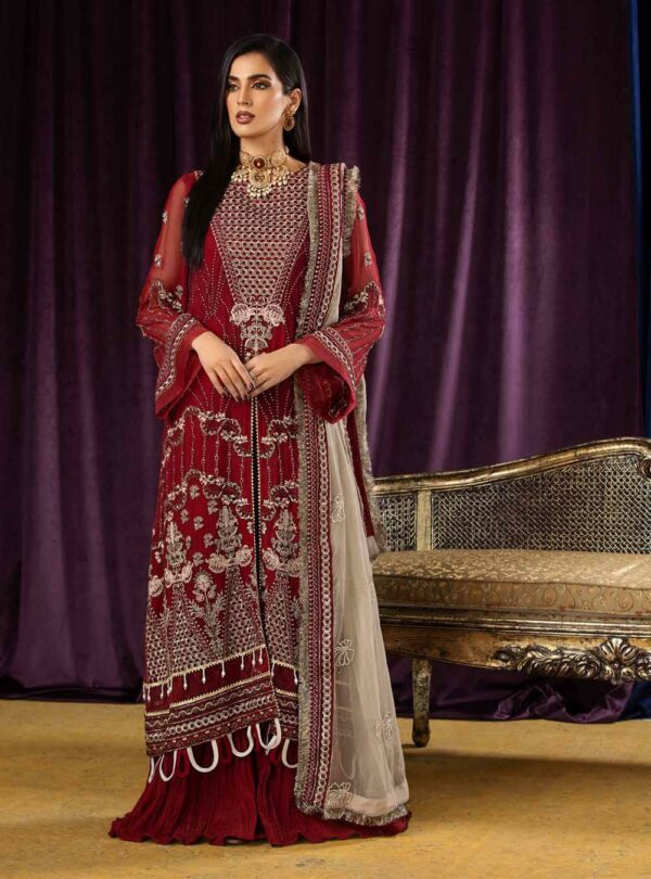 Riaz Arts Jannan Embroidered Bamber Chiffon | JL-50