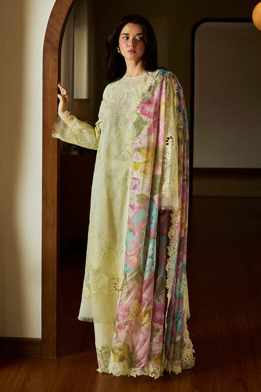 Zara Shahjahan Luxury Lawn 2025 | Satori | 1B