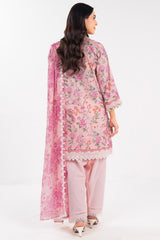 Al Karam Luxury Lawn 2025 | LL-03-25-1-Pink