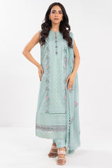 Al Karam Luxury Lawn 2025 | LL-10-25-1-Powder Blue