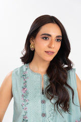 Al Karam Luxury Lawn 2025 | LL-10-25-1-Powder Blue