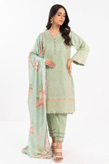 Al Karam Luxury Lawn 2025 | LL-11-25-1-Sage Green