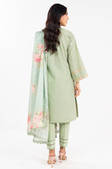 Al Karam Luxury Lawn 2025 | LL-11-25-1-Sage Green
