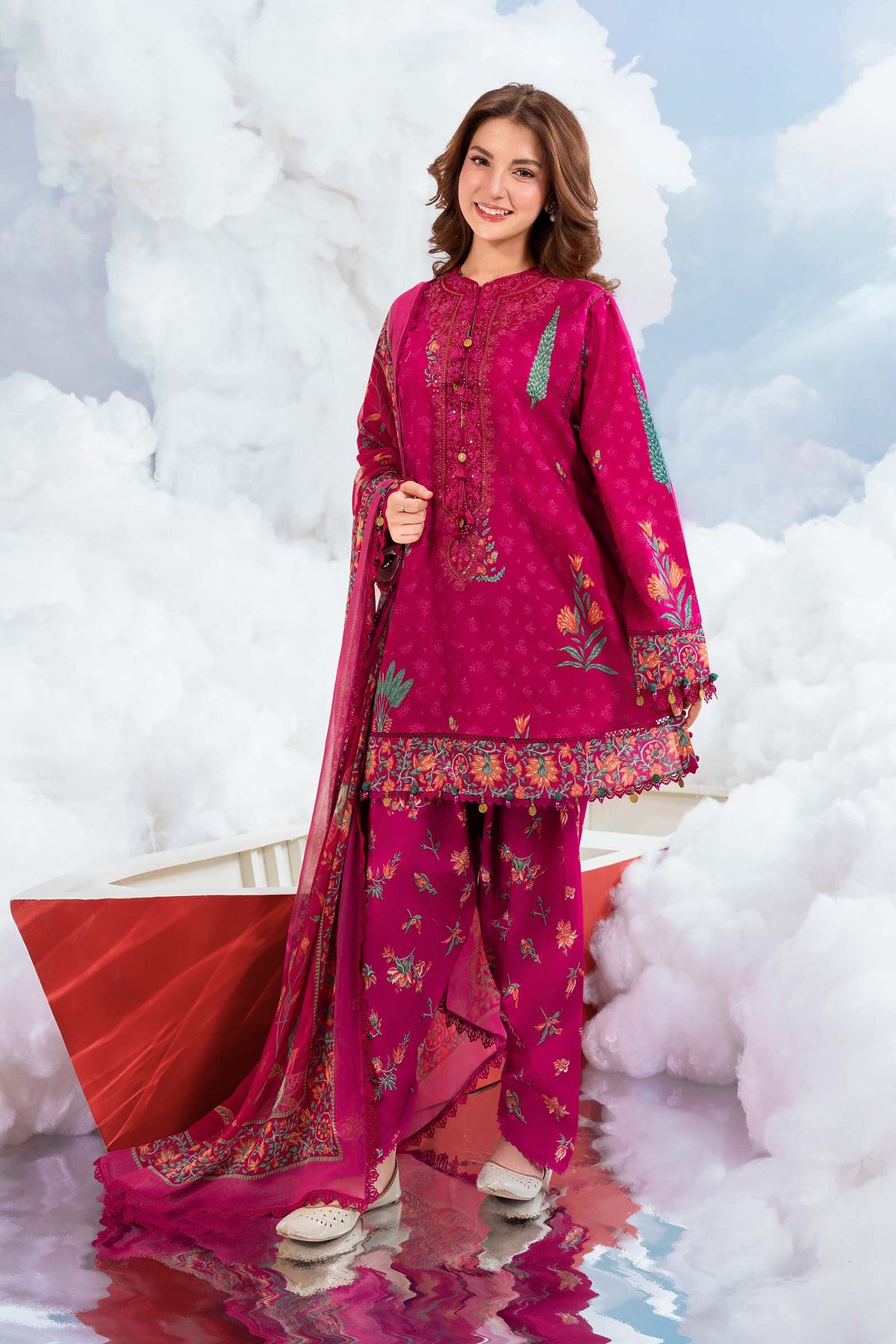 Maria B M Basics Dreamscape | Unstitched Eid 2 | 2026 | 03B