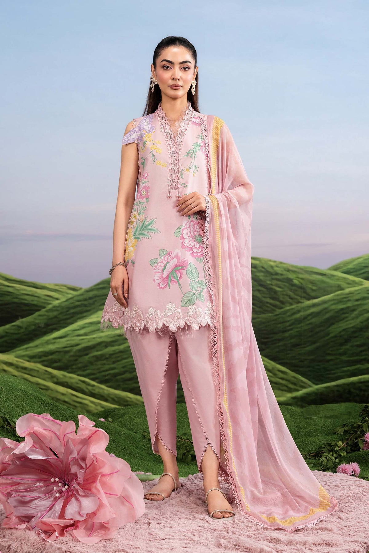 Maria B M Basics Dreamscape | Unstitched Eid 2 | 2026 | 04A