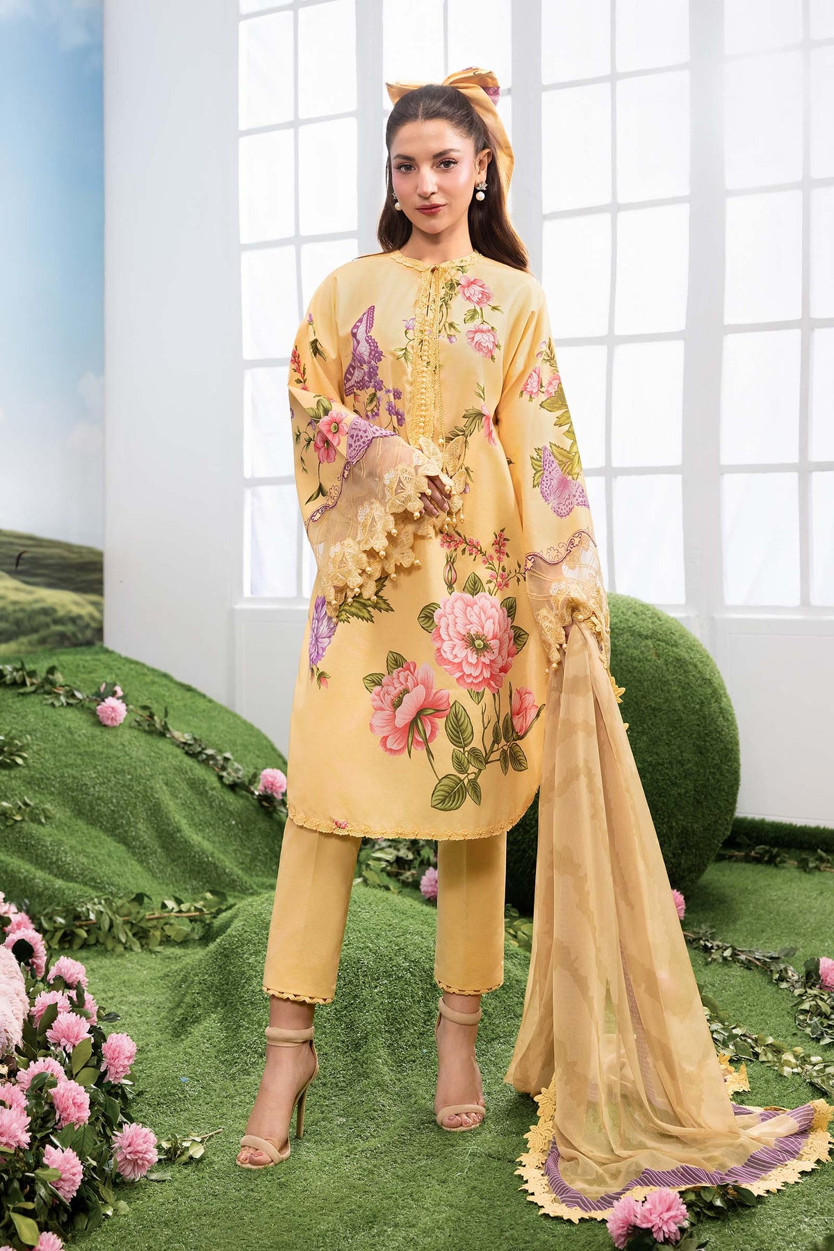 Maria B M Basics Dreamscape | Unstitched Eid 2 | 2026 | 04B