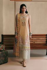 M Basics Agla Station Winter 26 3 Pc Unstitched Embroidered Slub Khaddar Suit | MB-CUSV15-01B