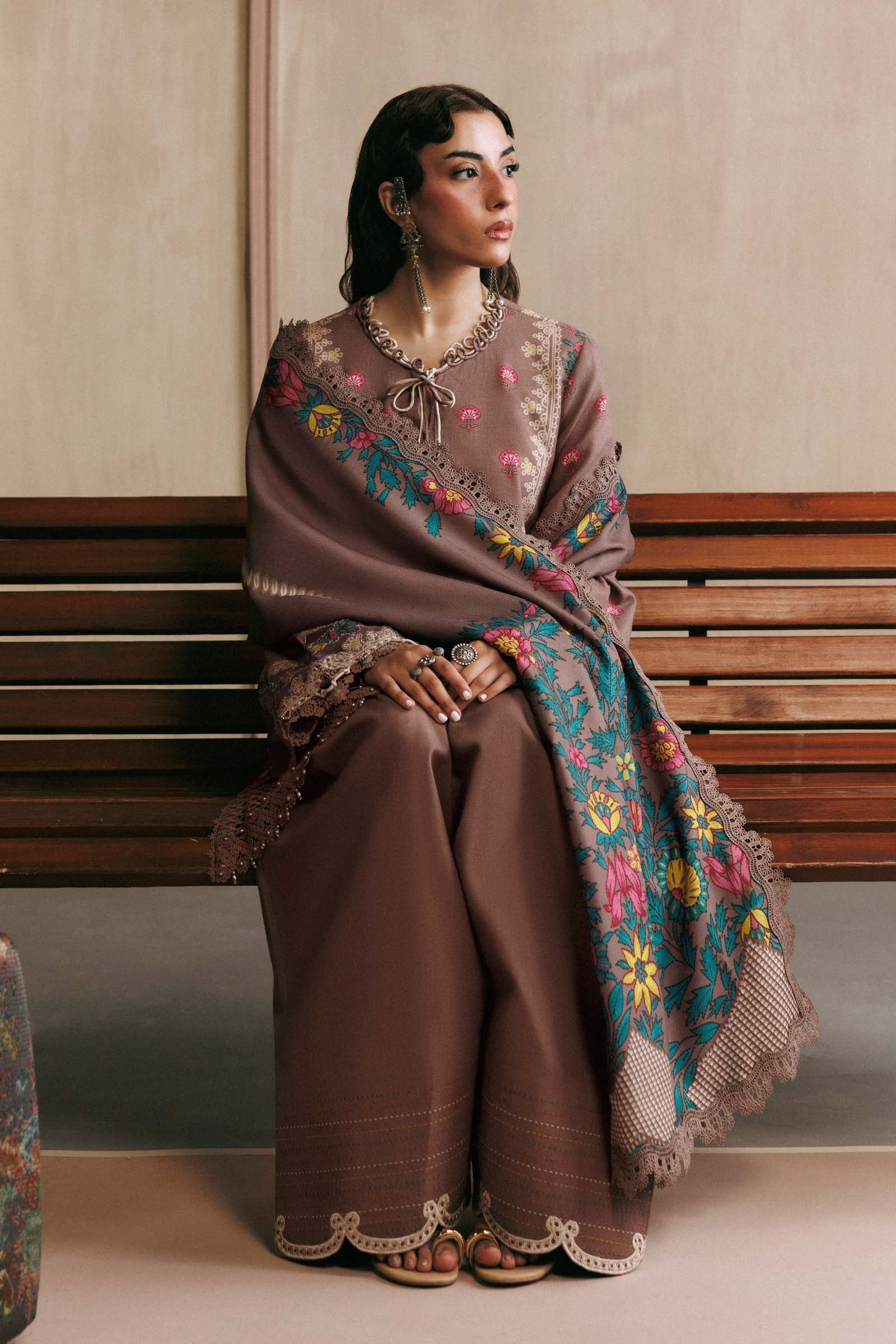 M Basics Agla Station Winter 26 3 Pc Unstitched Embroidered Slub Khaddar Suit | MB-CUSV15-03A– MB-CUSV15-03A-b