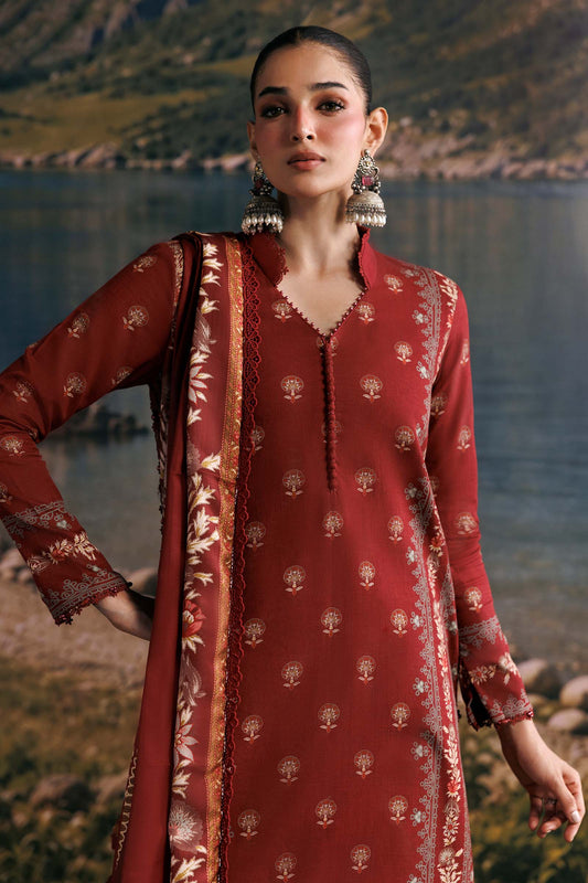 M Basics Agla Station Winter 26 3 Pc Unstitched Embroidered Slub Khaddar Suit | MB-CUSV15-03B– MB-CUSV15-03B-b