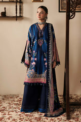 M Basics Agla Station Winter 26 3 Pc Unstitched Embroidered Slub Khaddar Suit | MB-CUSV15-05A