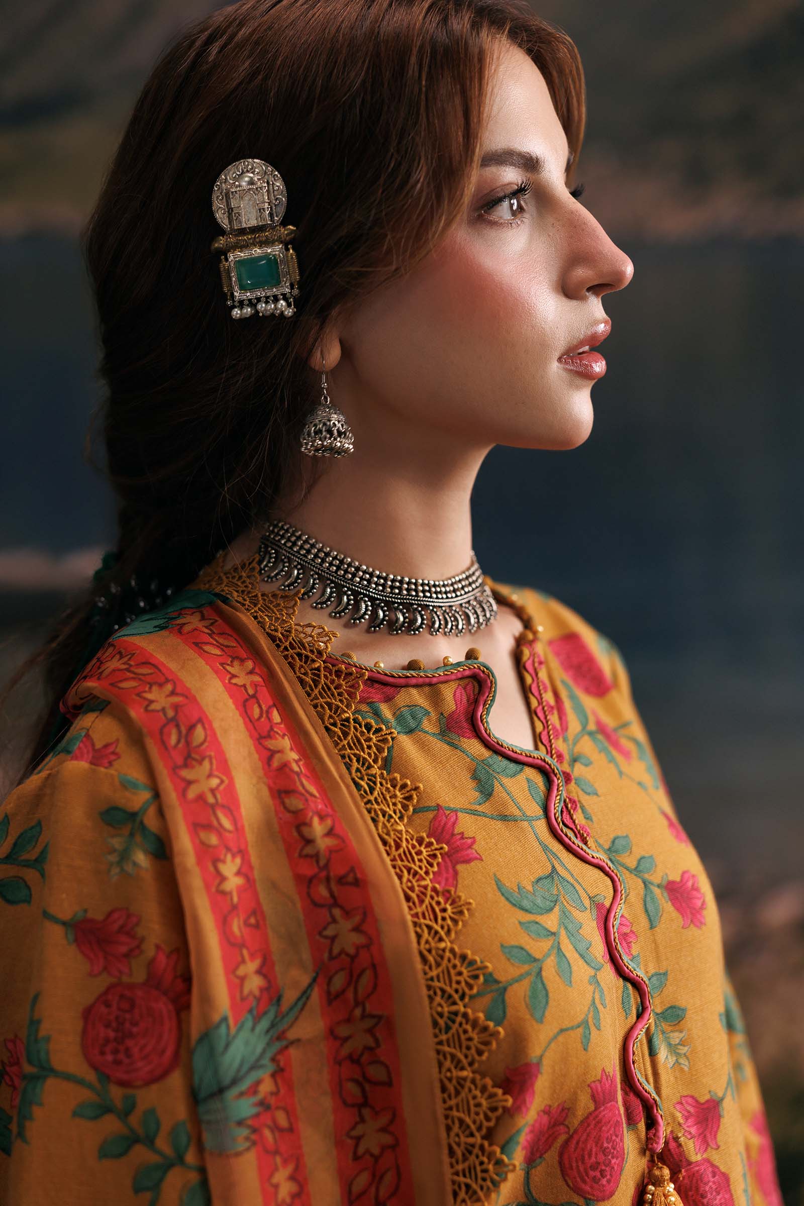 M Basics Agla Station Winter 26 3 Pc Unstitched Embroidered Slub Khaddar Suit | MB-CUSV15-06B– MB-CUSV15-06B-d