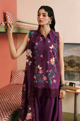 M Basics Agla Station Winter 26 3 Pc Unstitched Embroidered Linen Suit | MB-CUSV15-07A– MB-CUSV15-07A-c