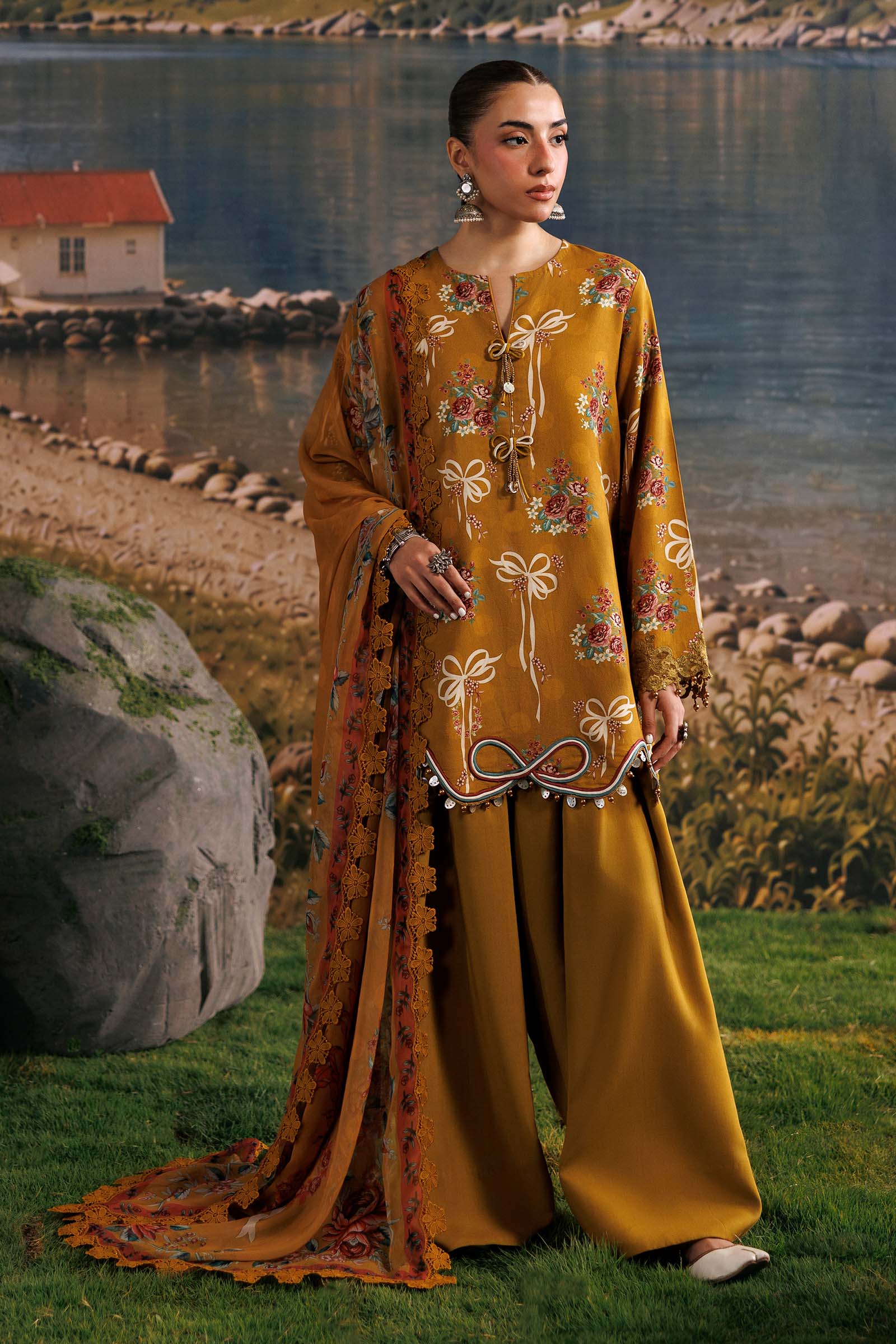 M Basics Agla Station Winter 26 3 Pc Unstitched Embroidered Linen Suit | MB-CUSV15-08A– MB-CUSV15-08A-b
