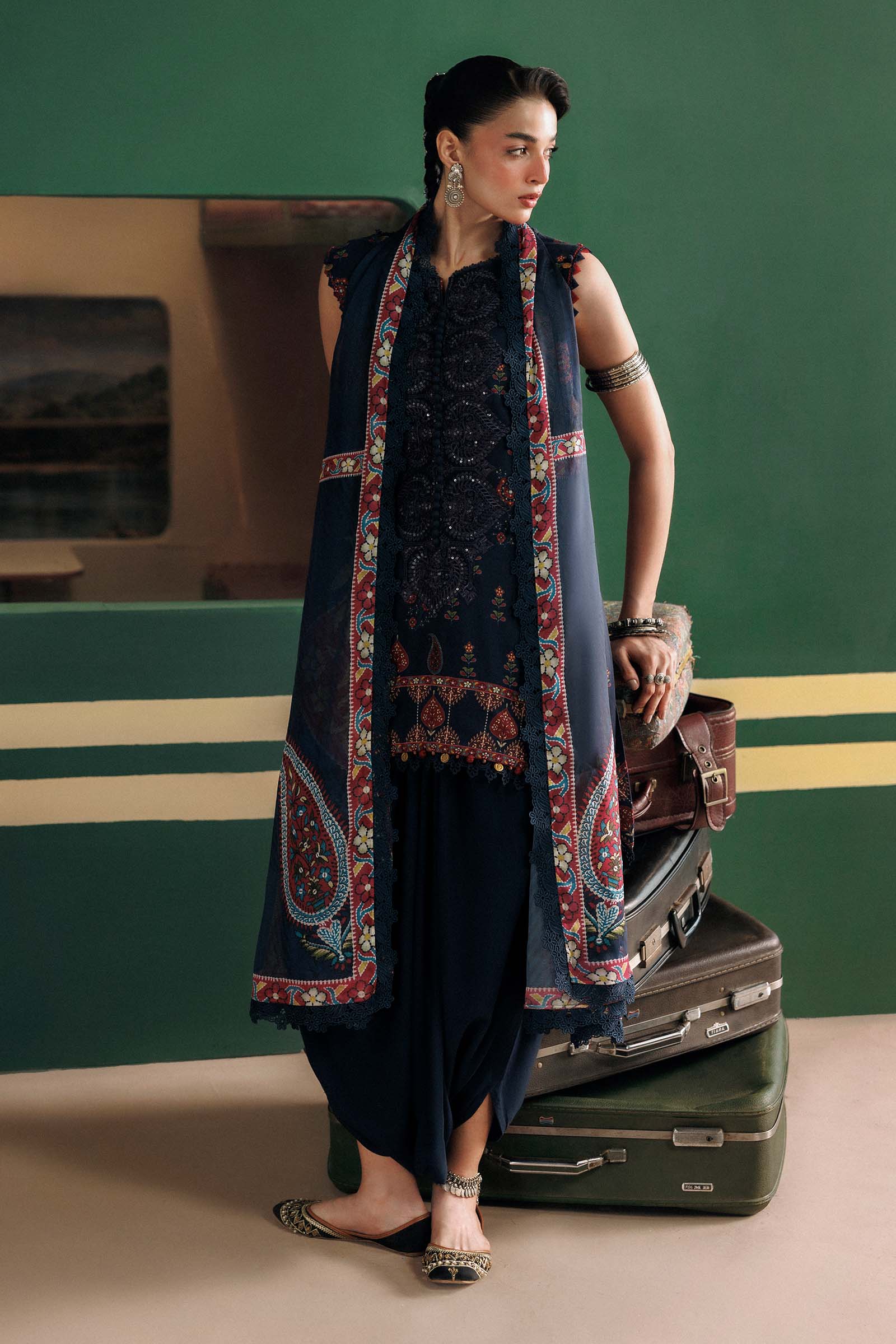M Basics Agla Station Winter 26 3 Pc Unstitched Embroidered Linen Suit | MB-CUSV15-09A– MB-CUSV15-09A-b