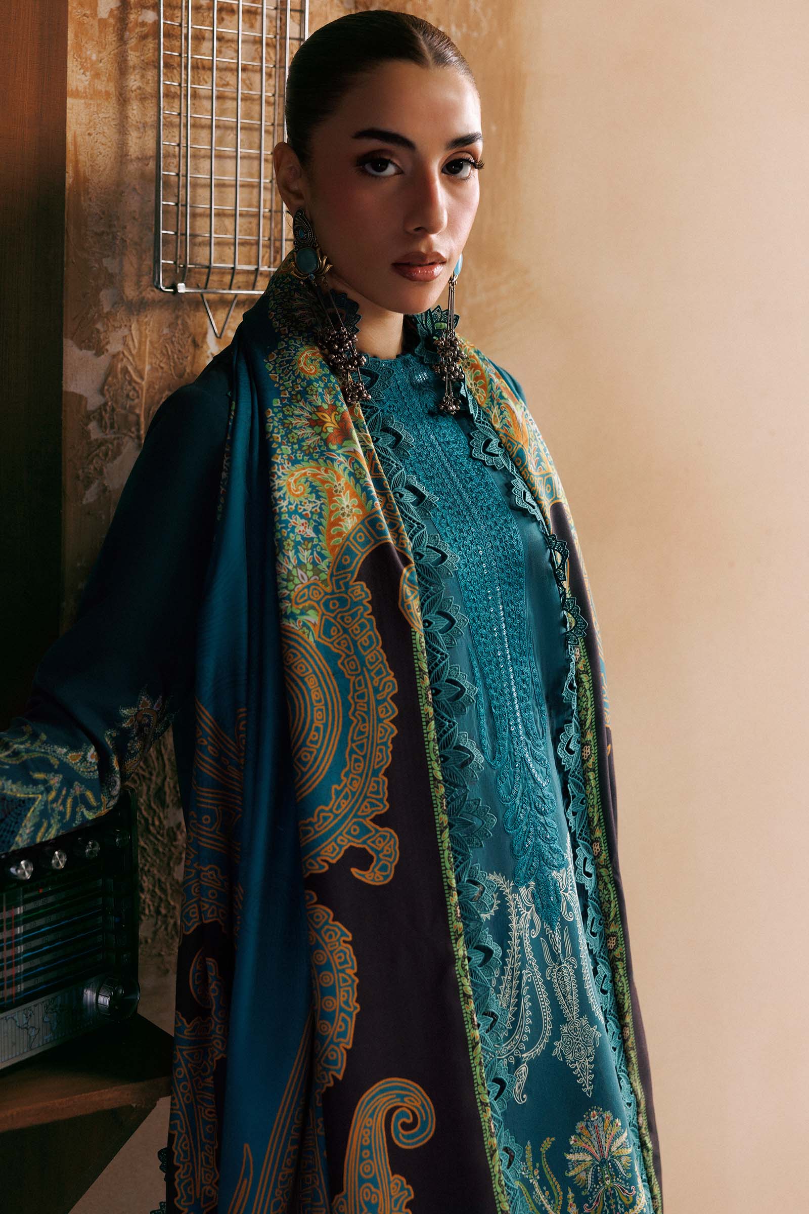 M Basics Agla Station Winter 26 3 Pc Unstitched Embroidered Linen Suit | MB-CUSV15-11A– MB-CUSV15-11A-b
