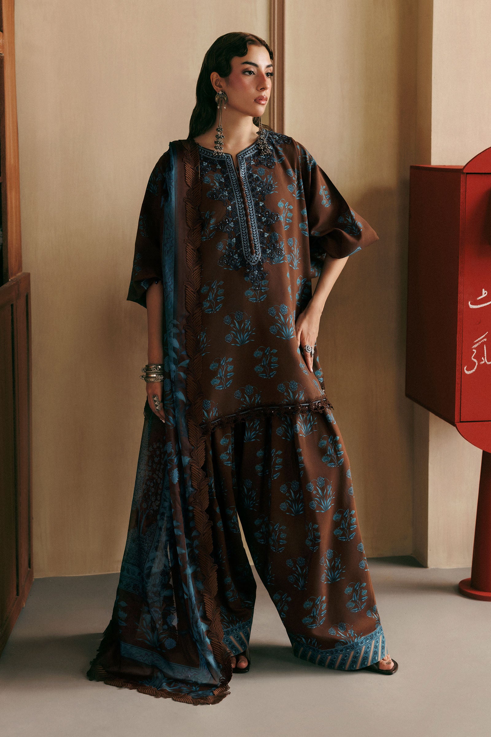 M Basics Agla Station Winter 26 3 Pc Unstitched Embroidered Linen Suit | MB-CUSV15-12B– MB-CUSV15-12B-b