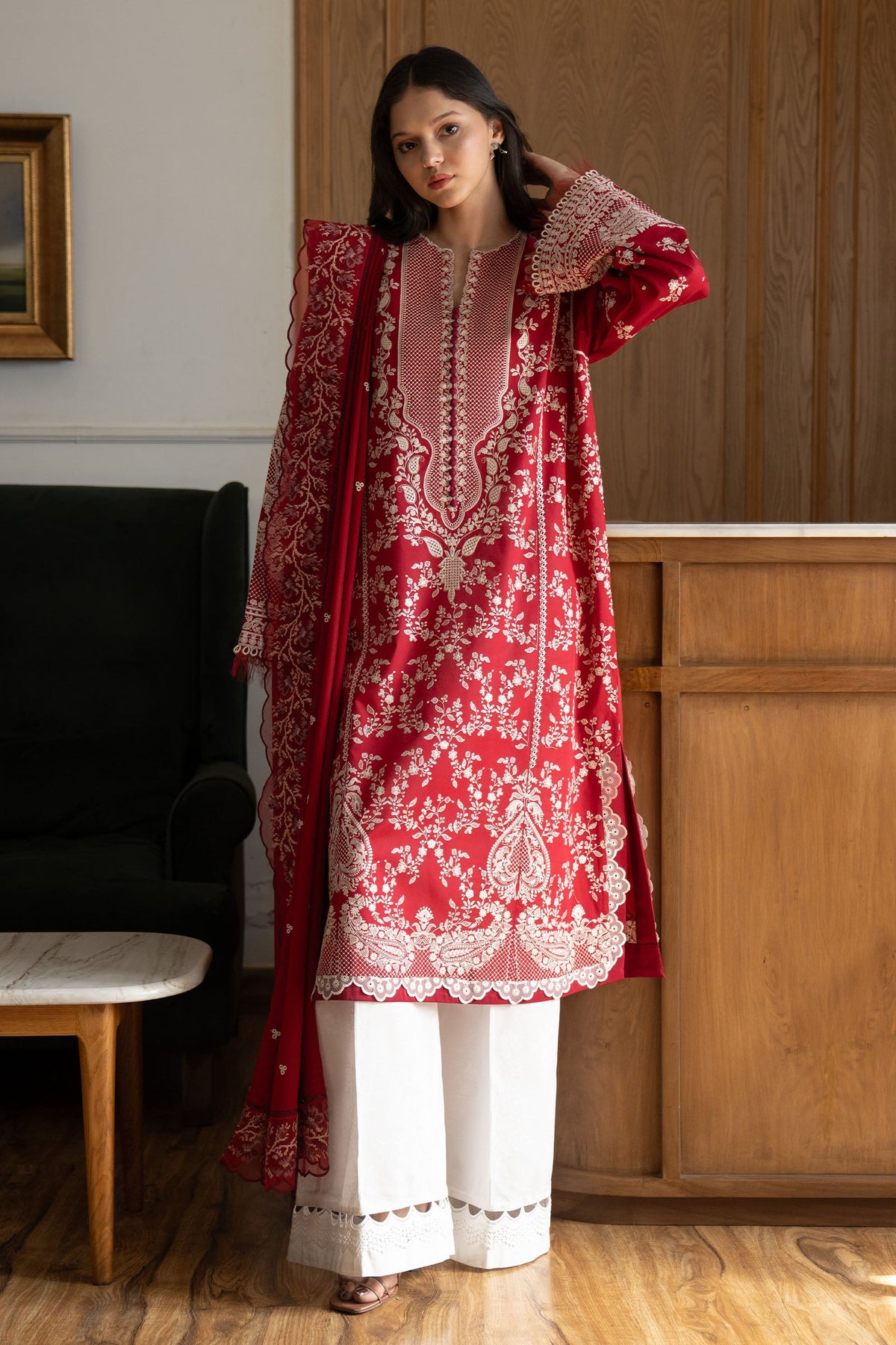 Zara Shahjahan Luxury Lawn 2025 | Satori | 8A