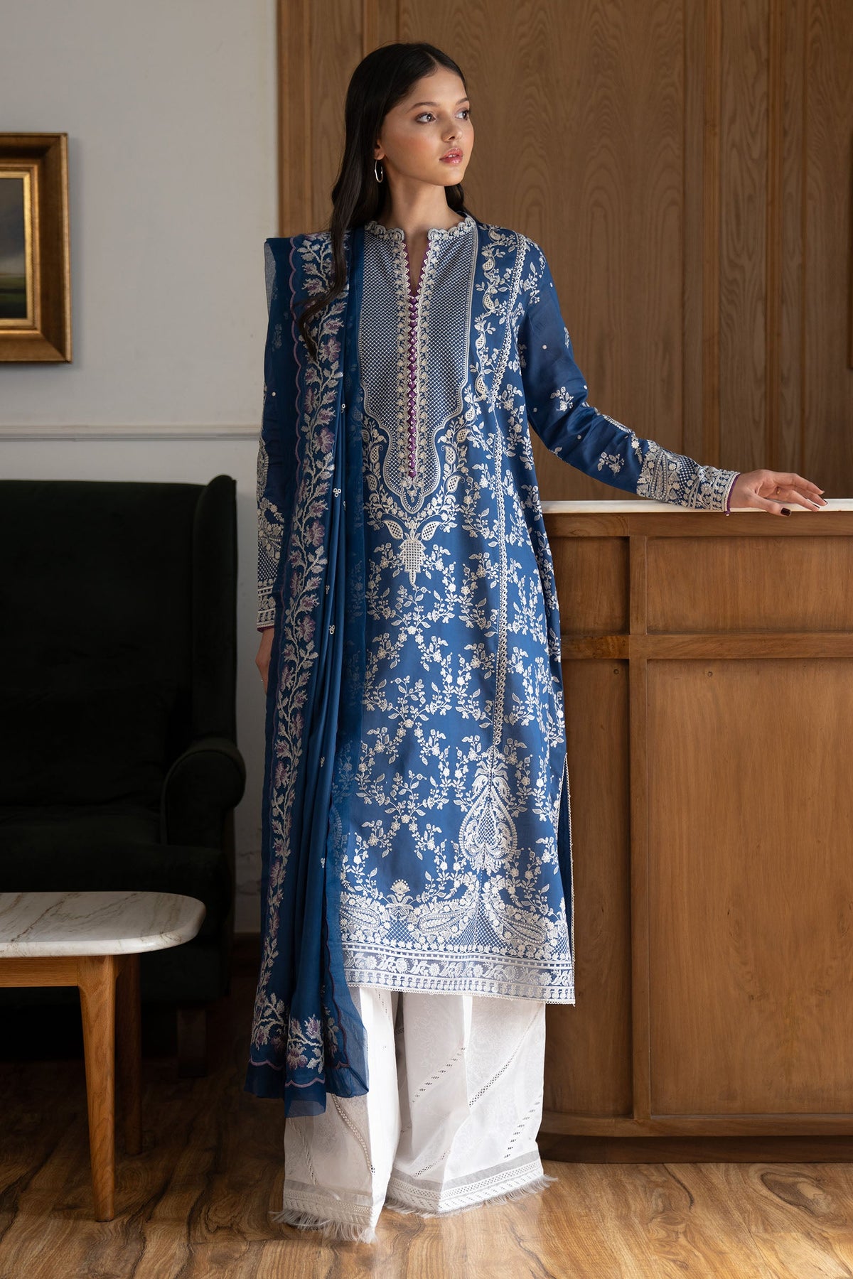 Zara Shahjahan Luxury Lawn 2025 | Satori | 8B