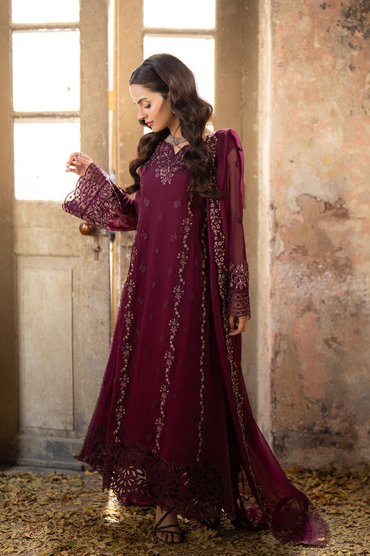 Azure Ensembles Chiffon Collection 2025 | Merlot Grace