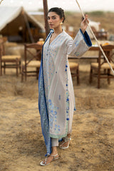 Gul Ahmed The Charm of Winter 2026 3 Piece Embroidered Khaddar Suit with Lacquer Printed Khaddar Dupatta–