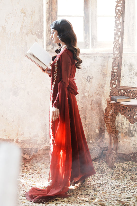 Azure Ensembles Chiffon Collection 2025 | Red Mist