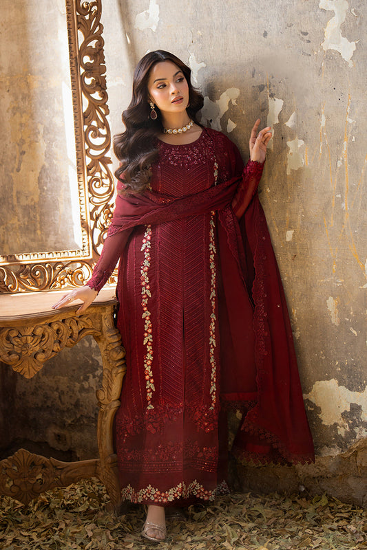 Azure Ensembles Chiffon Collection 2025 | Red Mist