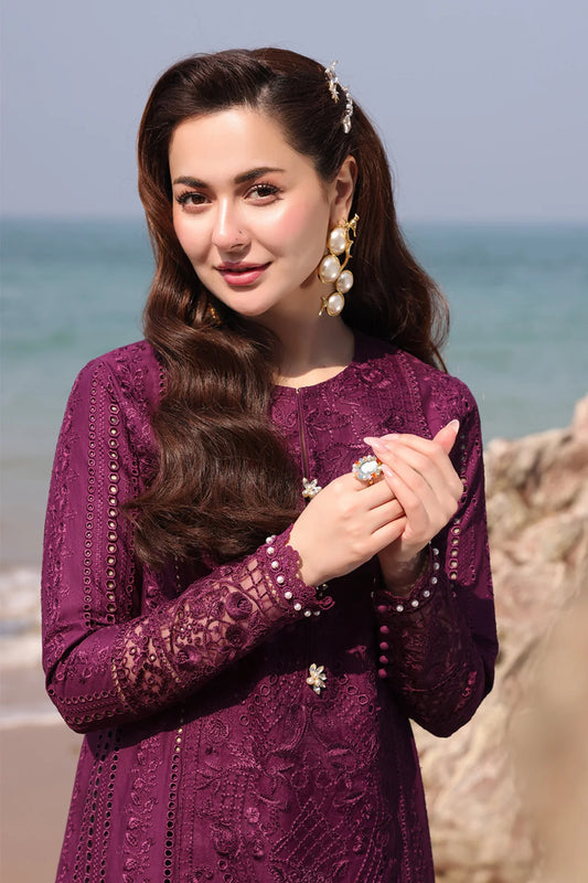 Hania Luxury Lawn’25 by Imrozia | SL 77