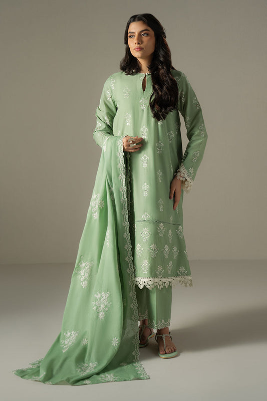 Chikankari Lawn by Cross Stitch 2025 | SAGE GARDEN