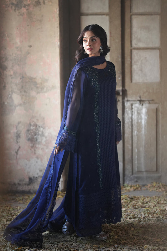 Azure Ensembles Chiffon Collection 2025 | Serene Sapphire