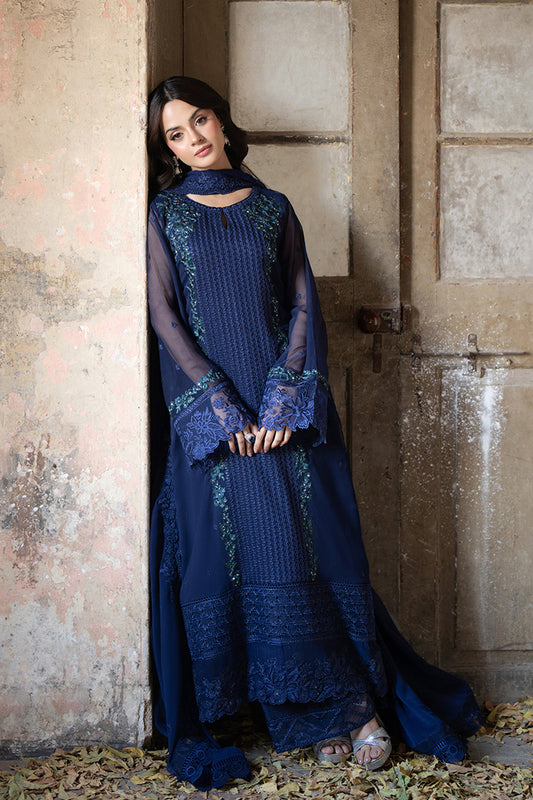 Azure Ensembles Chiffon Collection 2025 | Serene Sapphire