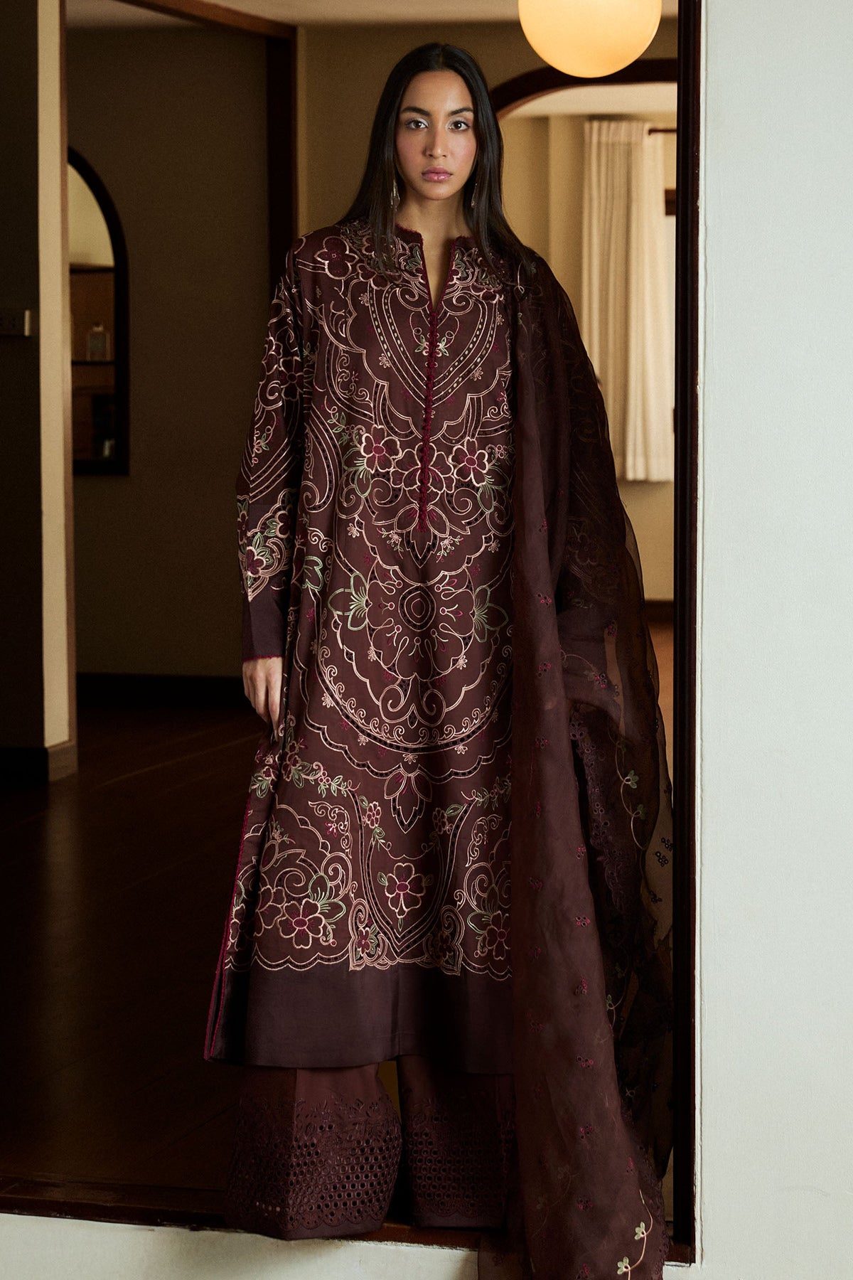 Zara Shahjahan Luxury Lawn 2025 | Satori | 4B