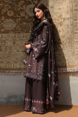 Cross Stitch Winter Unstitched 26 DEEP WALNUT-3PC MARINA EMBROIDERED SUIT– Untitled-1 0001 7I0A