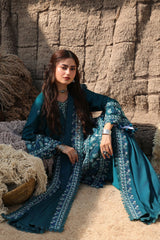 Cross Stitch Winter Unstitched 26 INDIGO MUSE-3PC MARINA EMBROIDERED SUIT– Untitled-1 0002 7I0A2907