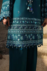 Cross Stitch Winter Unstitched 26 INDIGO MUSE-3PC MARINA EMBROIDERED SUIT– Untitled-1 0003 7I0A2903