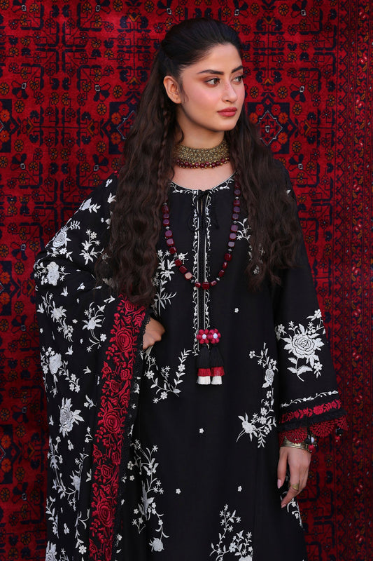 Cross Stitch Winter Unstitched 26 RAVEN ORCHID-3PC MARINA EMBROIDERED SUIT– Untitled-1 0005 7I0A3605