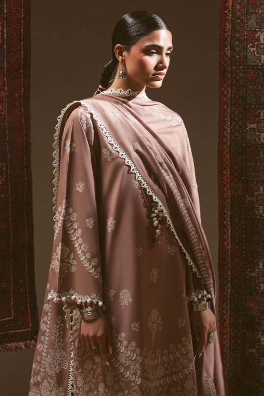 Cross Stitch Winter Unstitched 26 COCOA MUSK-3PC LINEN EMBROIDERED SUIT– Untitled-1 0005 DSC09476