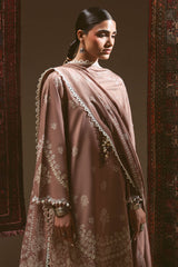 Cross Stitch Winter Unstitched 26 COCOA MUSK-3PC LINEN EMBROIDERED SUIT– Untitled-1 0005 DSC09476